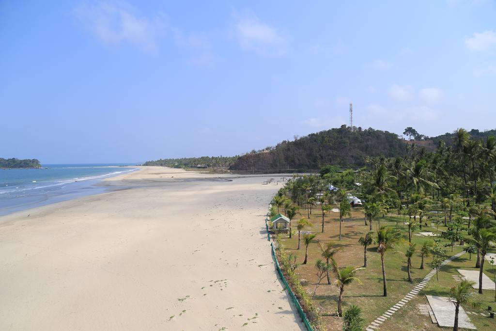 Ocean Front Campgrounds Ngwesaung Exteriör bild